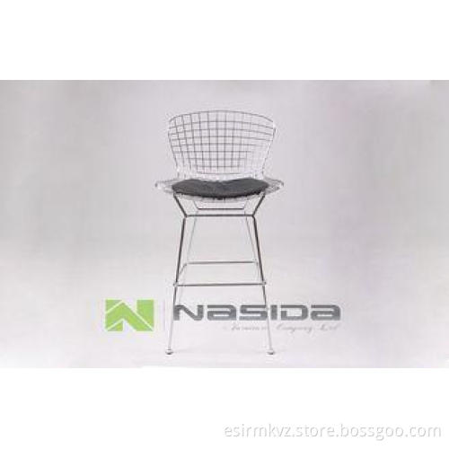 Customized Black Easy Bertoia bar stool for Outdoor Garden